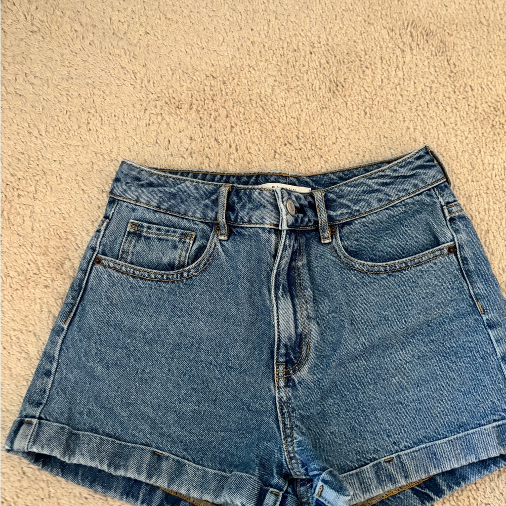 Denim High-Waisted Women's Shorts